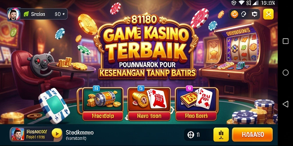 Screenshot gameplay 8180 menampilkan aksi Kasino yang mendebarkan.