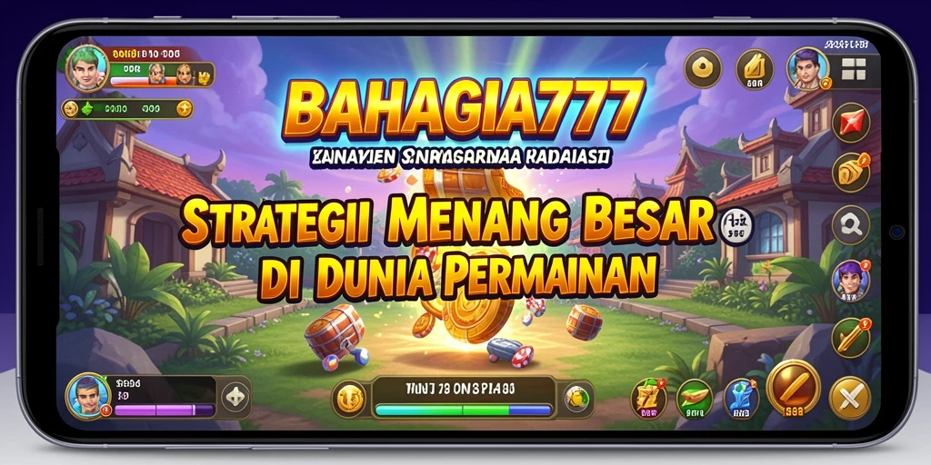 Tampilan gameplay seru dan strategi mendebarkan dalam BAHAGIA777.
