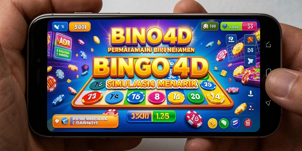 Tampilan gameplay seru dari BINGO4D yang penuh warna.