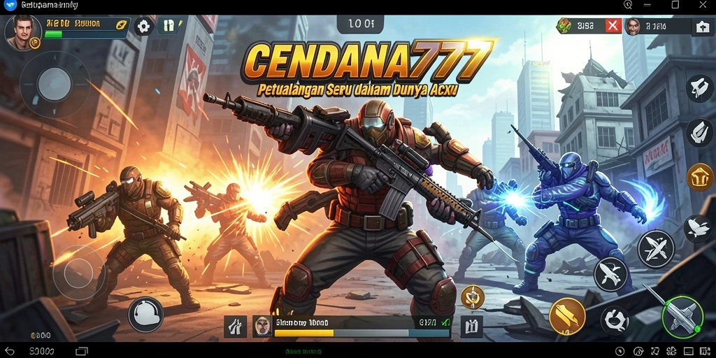 Screenshot dari gameplay CENDANA777 yang menampilkan pertarungan seru.