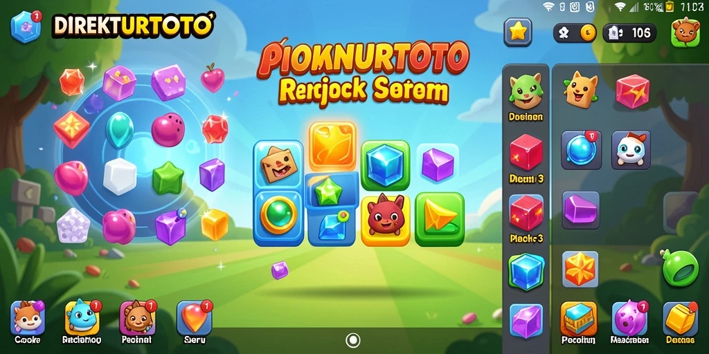Screenshot gameplay <strong>DIREKTURTOTO</strong> menampilkan keseruan mencocokkan objek dalam permainan.