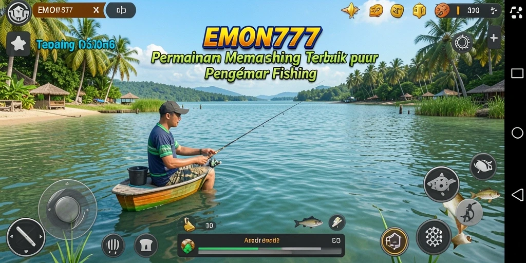 Tampilan gameplay EMON777 dengan pengalaman memancing yang seru dan grafis menawan.
