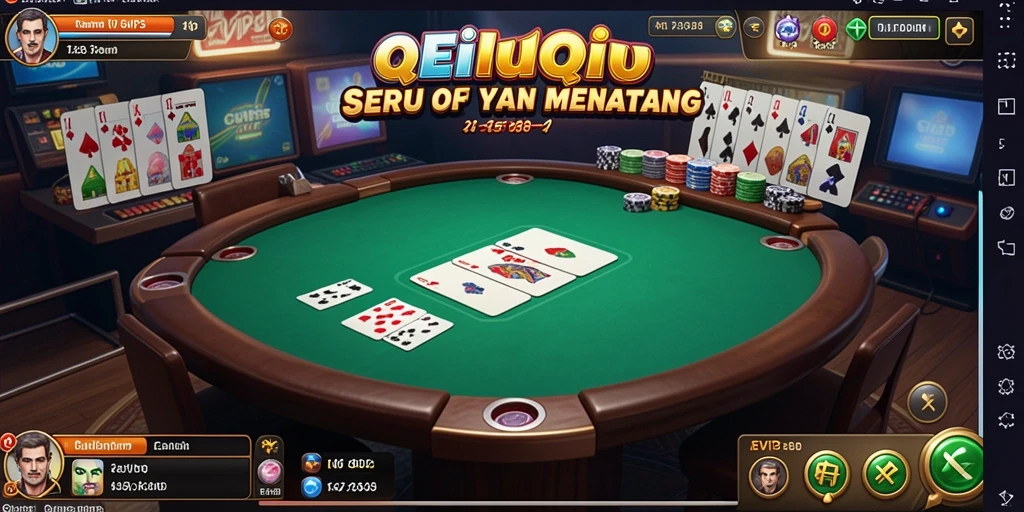 Tampilan gameplay QiuQiu yang mendebarkan di EVIP3.