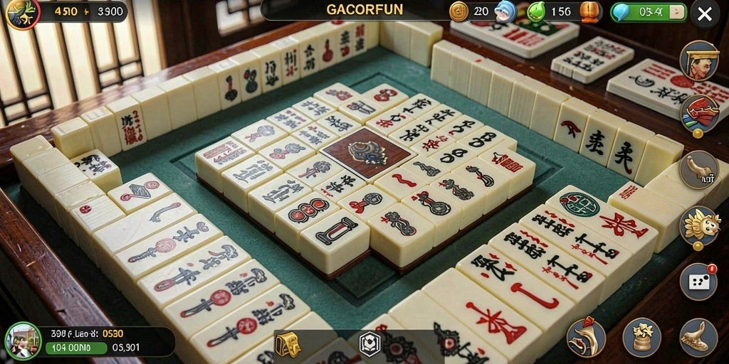 Tampilan gameplay GACORFUN yang seru dan penuh warna.