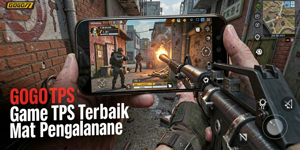 Screenshot GOGO77 menampilkan aksi seru dalam pertempuran TPS.