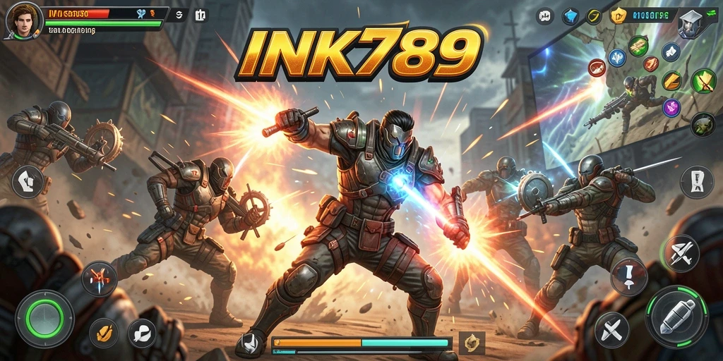 Tampilan gameplay aksi seru di INK789 dengan pertarungan menarik.