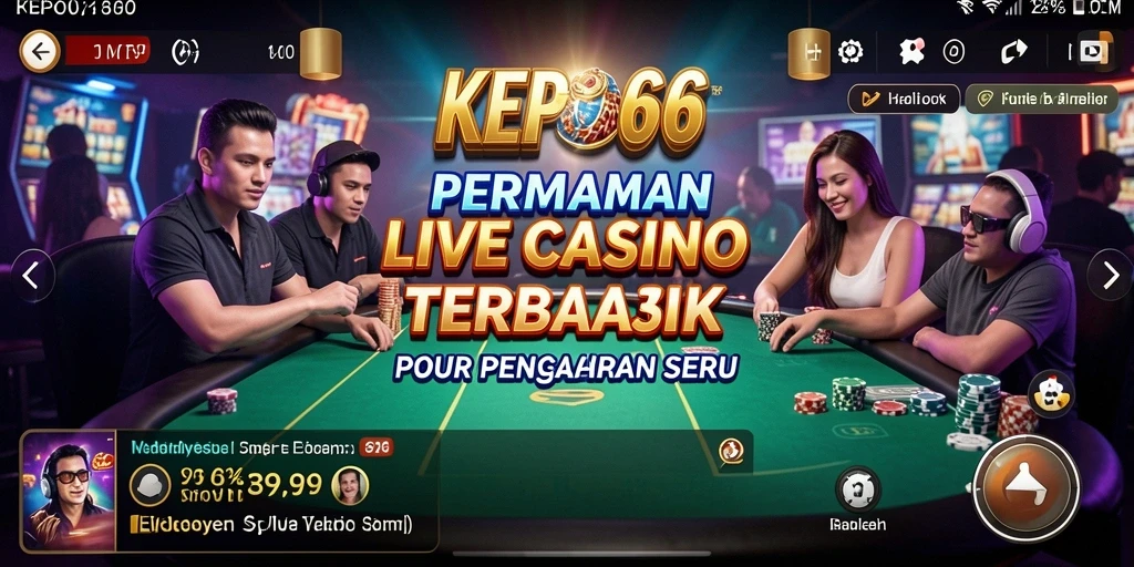 Tampilan gameplay Live Casino yang seru dan interaktif.