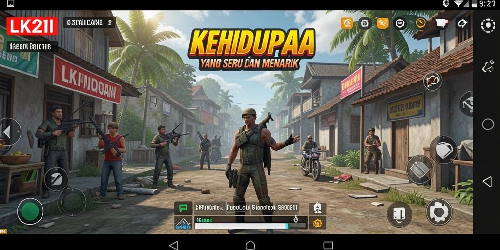 Tangkapan layar LK21 menampilkan gameplay simulasi yang interaktif dan menarik.