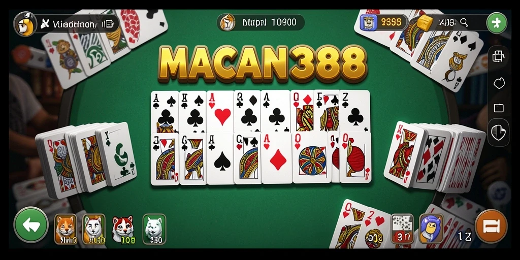 Screenshot utama dari gameplay seru MACAN388 yang menunjukkan aksi Domino.