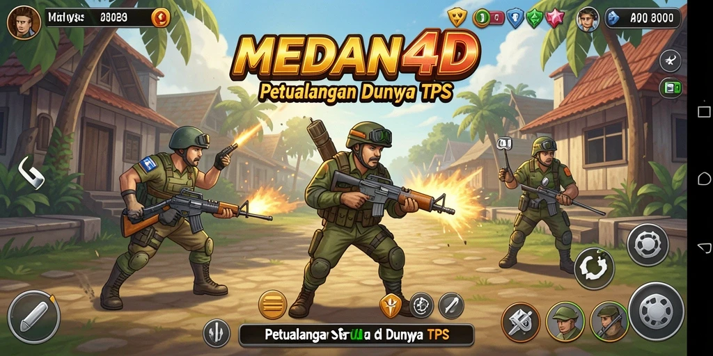 Tampilan menegangkan dari pertempuran TPS di MEDAN4D.
