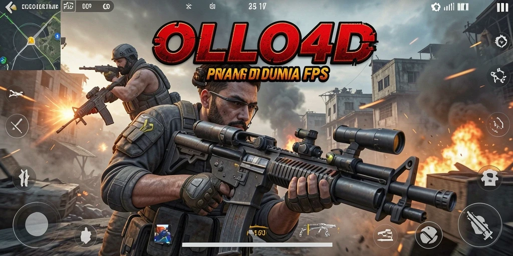 Gameplay intens OLLO4D dengan aksi menembak yang mendebarkan.