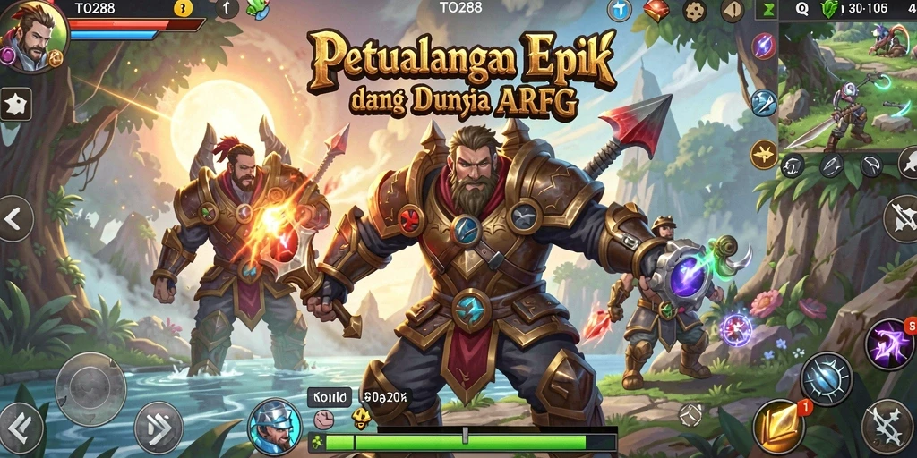Screenshot gameplay TO288 menampilkan aksi pertempuran yang seru dan menarik.